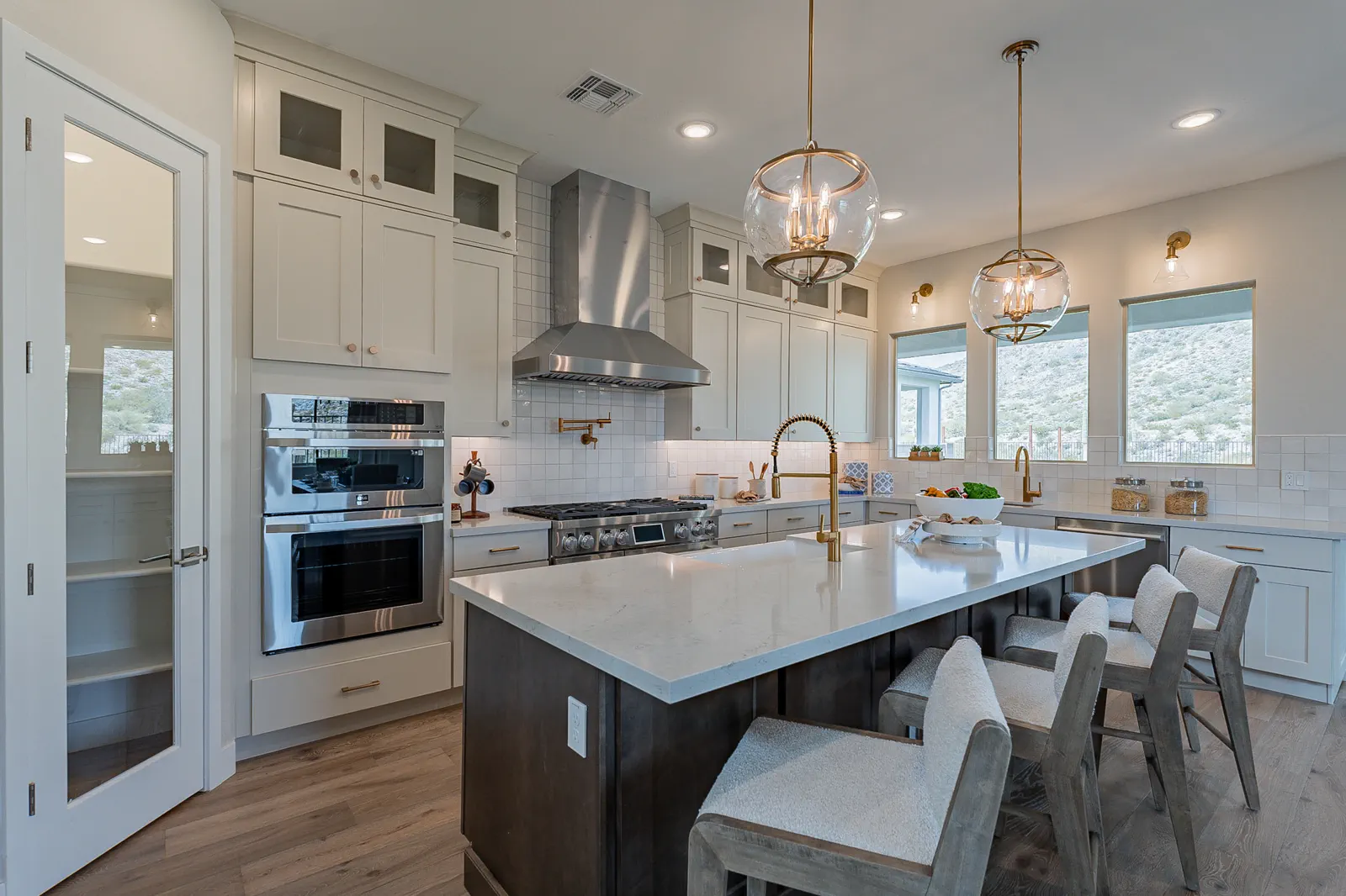 A Capital West kitchen with custom cabinetry and finishes